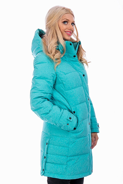 Женская зимняя Парка WHS Бирюзовый, 8783138