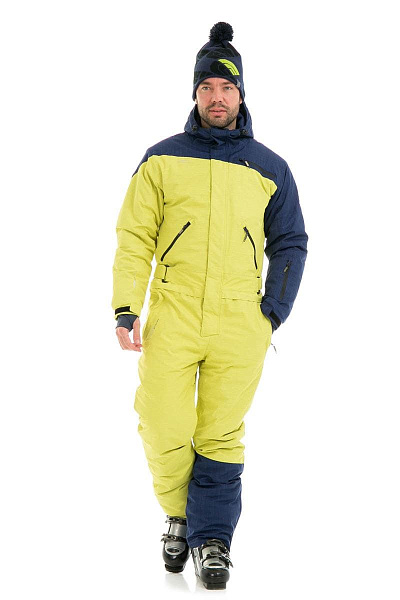 Мужской горнолыжный Комбинезон Snow Headquarter Желтый, 83817