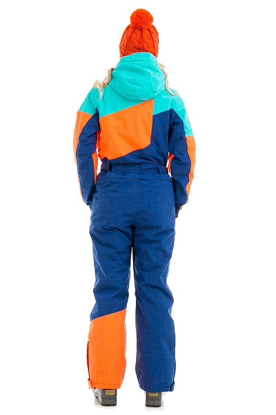 Женский горнолыжный Комбинезон Snow Headquarter Синий, 83819