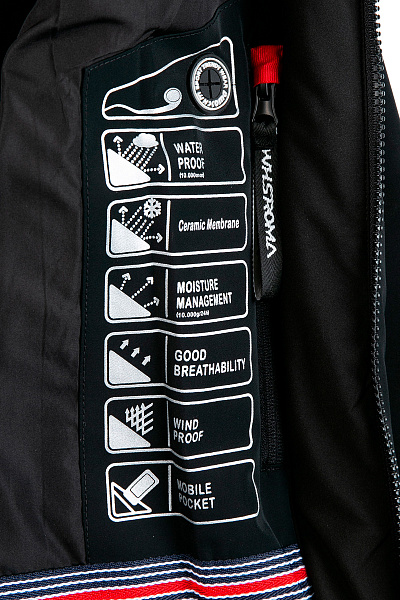 Мужская горнолыжная Куртка WHS Темно-синий, 8783329