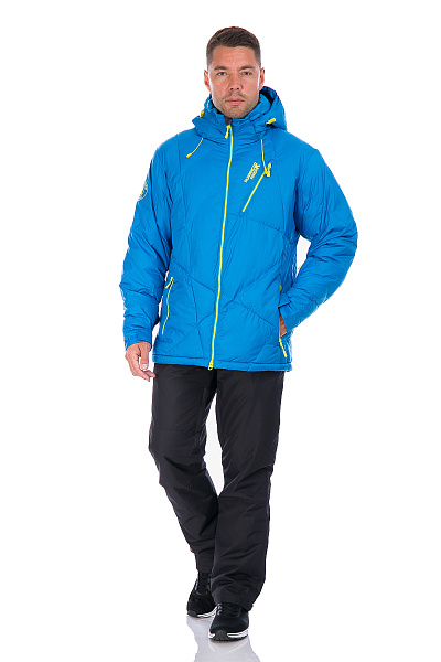 Мужской горнолыжный Пуховик Running River Голубой, 827872