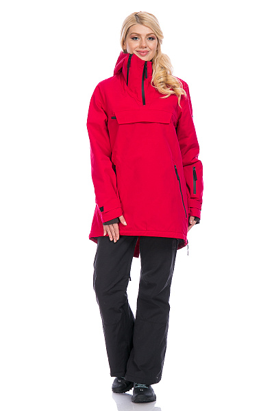 Женский горнолыжный Анорак Running River Малиновый, 827876