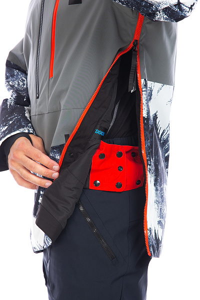 Мужской горнолыжный Анорак WHS Хаки, 8783352