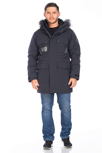 Парка WHS Темно-синий, 8783418