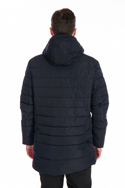 Мужской зимний Пуховик Lafor Темно-синий, 76708