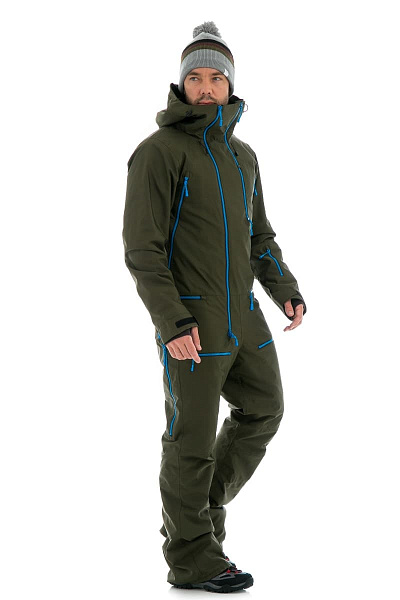 Мужской горнолыжный Комбинезон Running River Зеленый, 827817