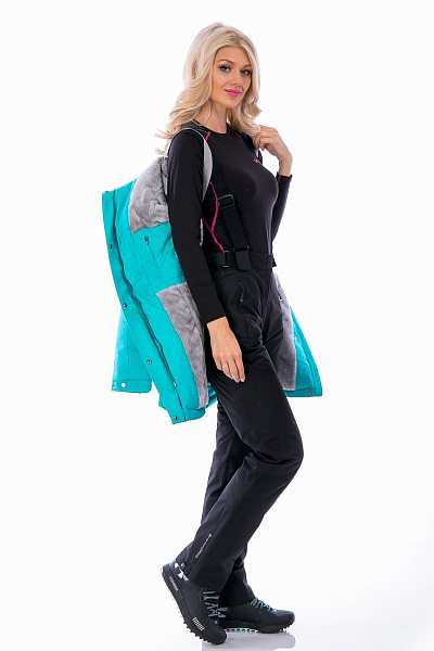 Женская зимняя Парка High Experience Бирюзовый, 6980241