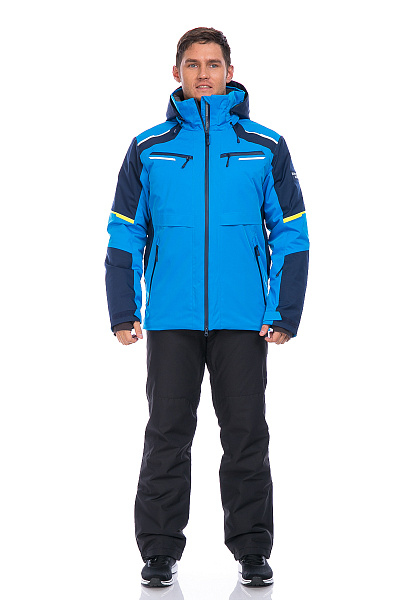 Мужская горнолыжная Куртка Running River Голубой, 827879