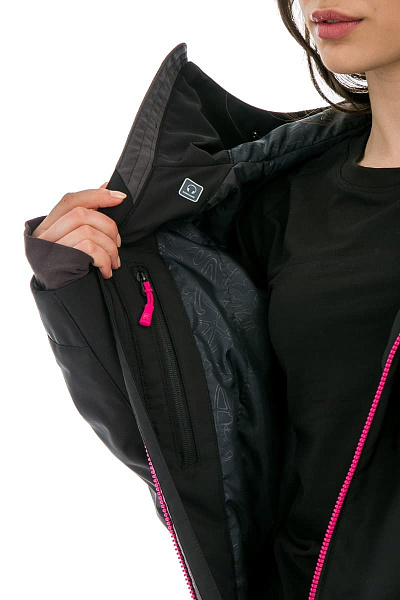 Женский горнолыжный Комбинезон Running River Черный, 827818