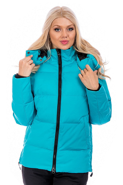 Женский зимний Пуховик WHS Голубой, 8783129