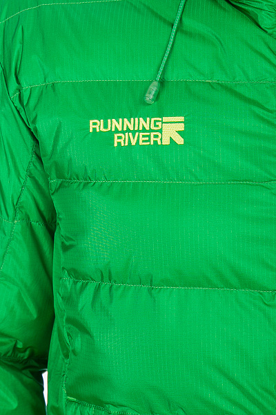 Мужской горнолыжный Пуховик Running River Зеленый, 827869