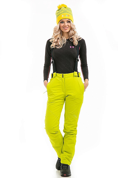 Женские горнолыжные Штаны High Experience Салатовый, 6980173