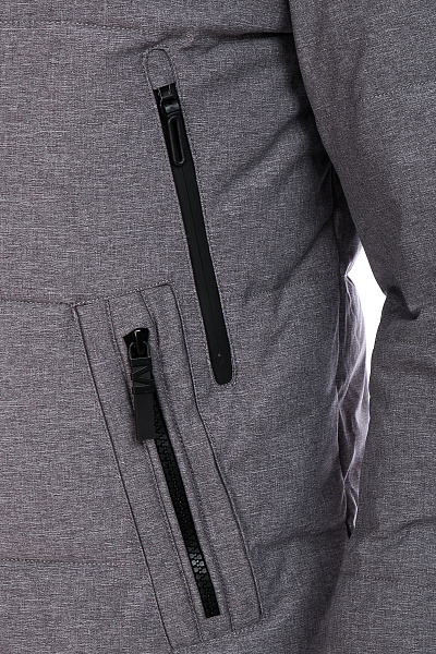 Мужской зимний Пуховик WHS Серый, 8783228