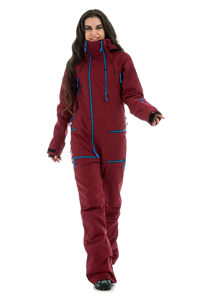 Женский горнолыжный Комбинезон Running River Бордовый, 827818
