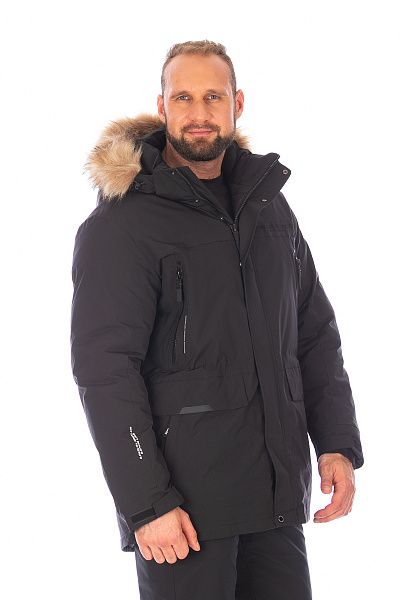 Мужская зимняя Парка Lafor Черный, 767066