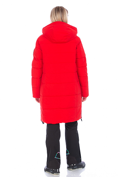 Пуховик WHS Красный, 8783389