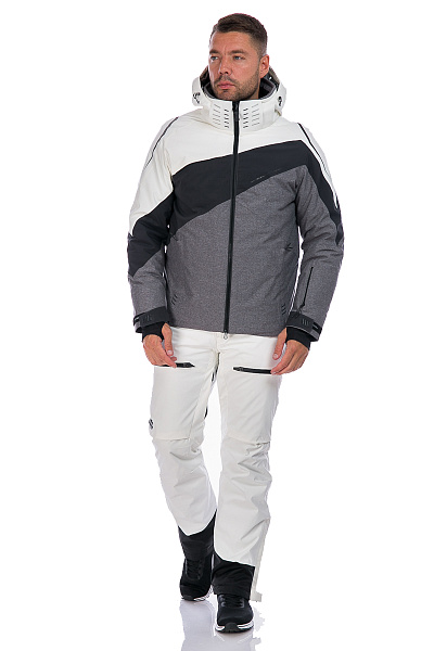 Мужская горнолыжная Куртка WHS Белый, 8783197
