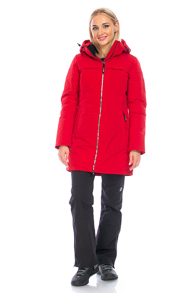 Женская зимняя Парка Lafor Красный, 767040