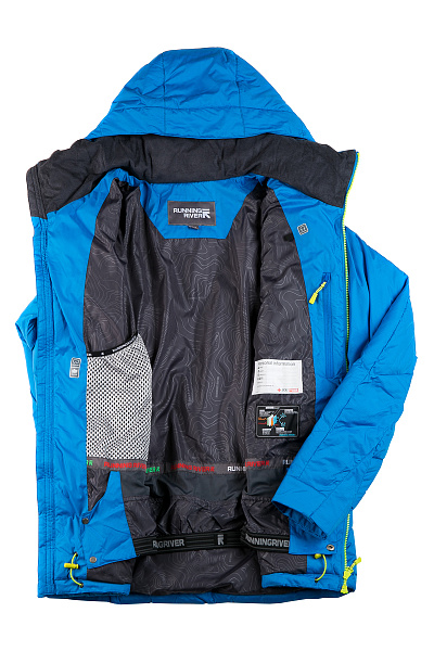 Мужской горнолыжный Пуховик Running River Голубой, 827872