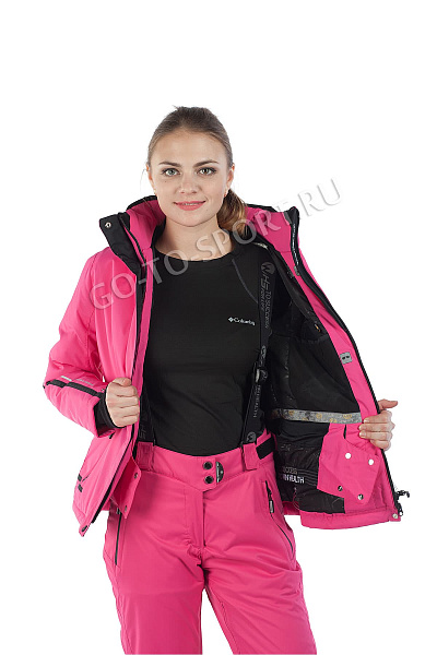 Женская горнолыжная Куртка WHS Розовый, 878324