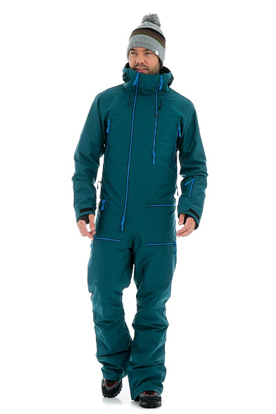 Мужской горнолыжный Комбинезон Running River Бирюзовый, 827817
