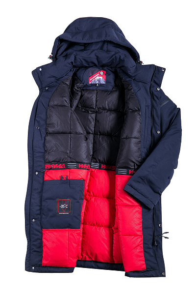 Мужская зимняя Парка WHS Синий, 8783132