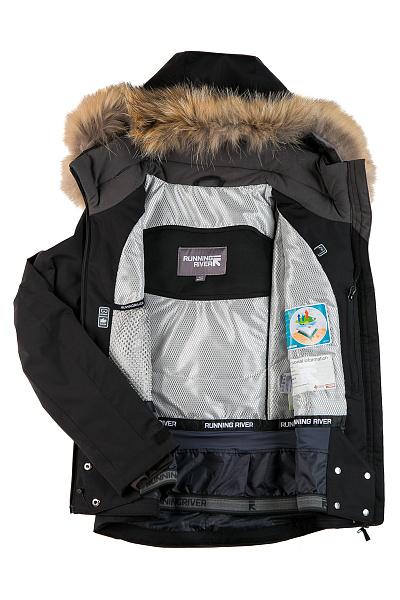 Женская горнолыжная Куртка Running River Черный, 827882