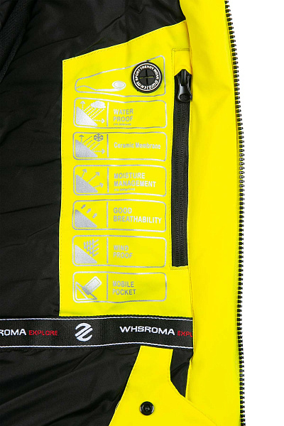 Мужской горнолыжный Костюм WHS Желтый, 8783471K1