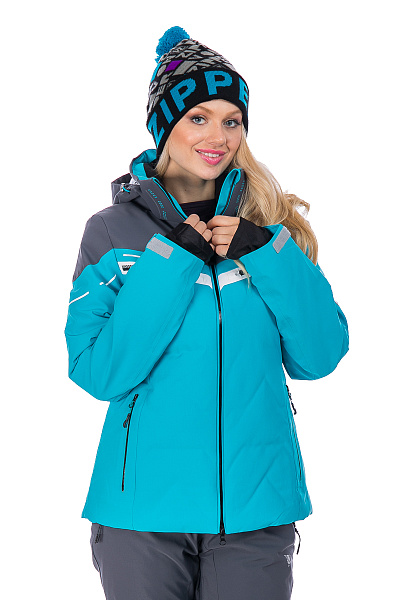 Женская горнолыжная Куртка WHS Бирюзовый, 8783241
