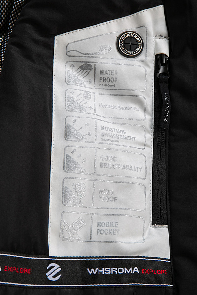 Мужской горнолыжный Костюм WHS Белый, 8783390K1