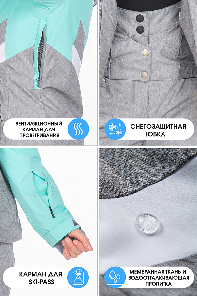 Куртка High Experience Мятный, 6980406