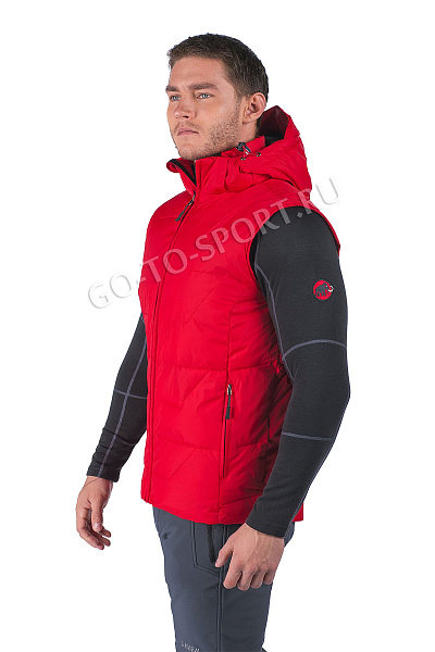Мужской горнолыжный Жилет High Experience Красный, 6980114