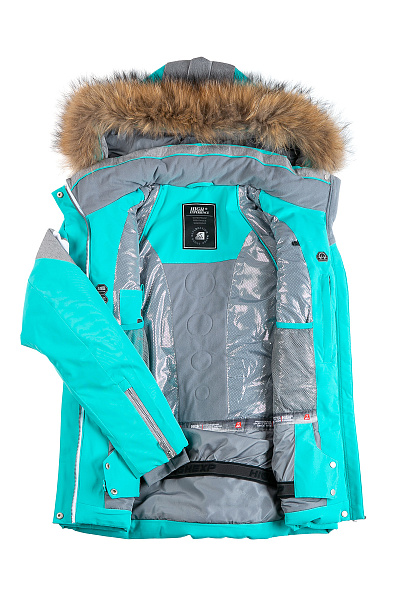 Женский горнолыжный Костюм High Experience Бирюзовый, 6980409K2