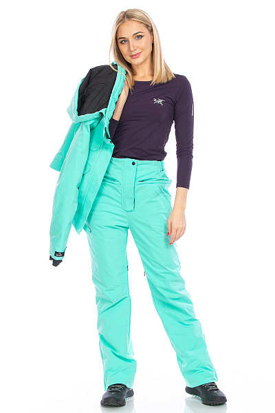 Женский горнолыжный Комбинезон WHS Мятный, 8783368