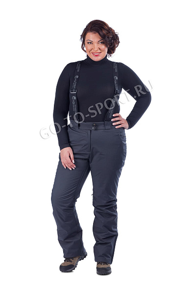 Женские горнолыжные Штаны WHS Серый, 878362