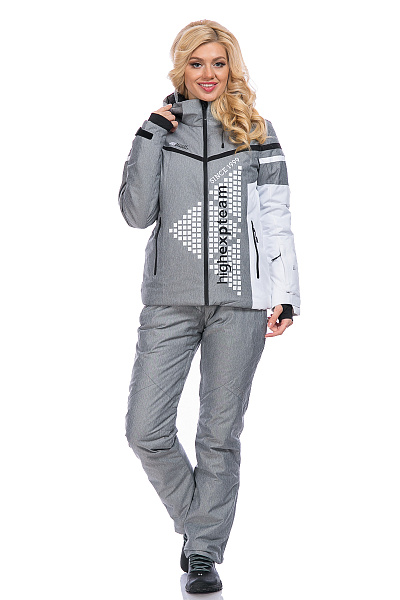 Женская горнолыжная Куртка High Experience Серый, 6980317