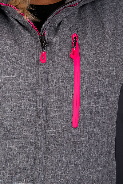 Женская горнолыжная Куртка WHS Серый, 8783165