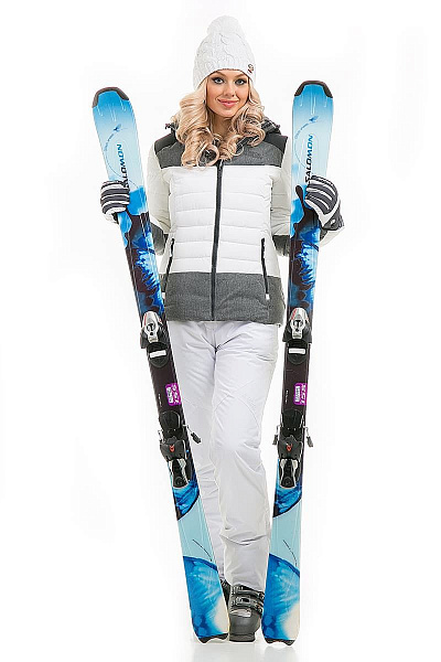 Женский горнолыжный Костюм High Experience Белый, 6980209K1