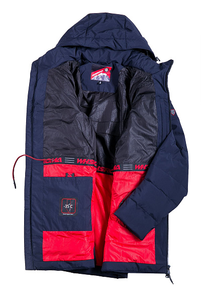 Мужской зимний Пуховик WHS Синий, 8783130