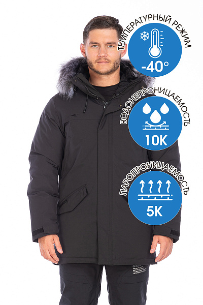 Парка Tisentele Черный, 847623