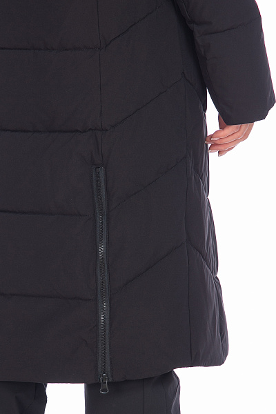 Пуховик WHS Черный, 8783401