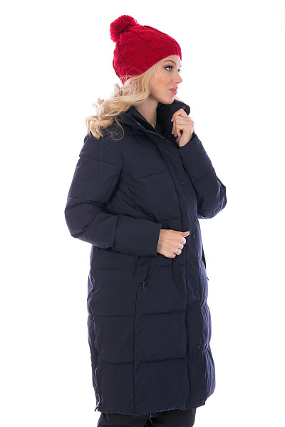 Женский зимний Пуховик WHS Темно-синий, 8783155