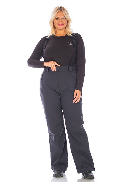 Женские горнолыжные Штаны WHS Темно-серый, 8783315