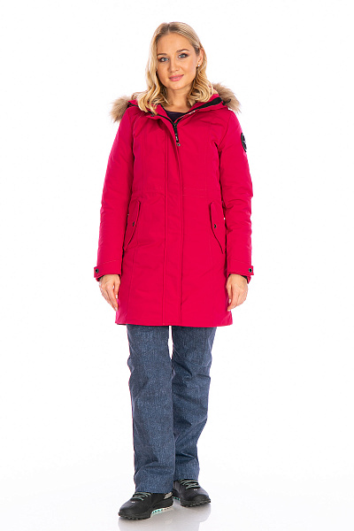 Женская зимняя Парка Lafor Малиновый, 767036