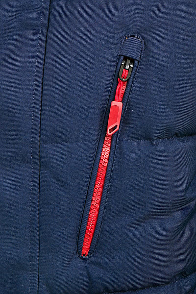 Мужской зимний Пуховик WHS Синий, 878378