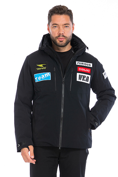 Мужская горнолыжная Куртка WHS Черный, 8783332